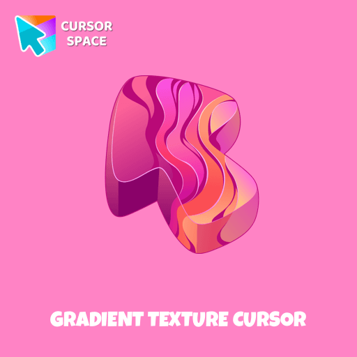 Gradient Texture cursor arrow cursor